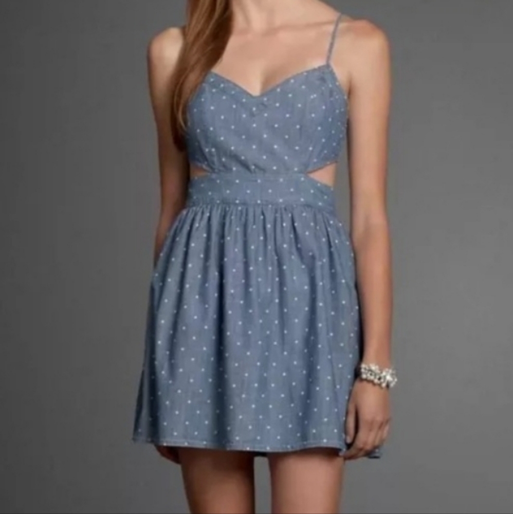 Abercrombie & Fitch Denim Blue Mini Dress